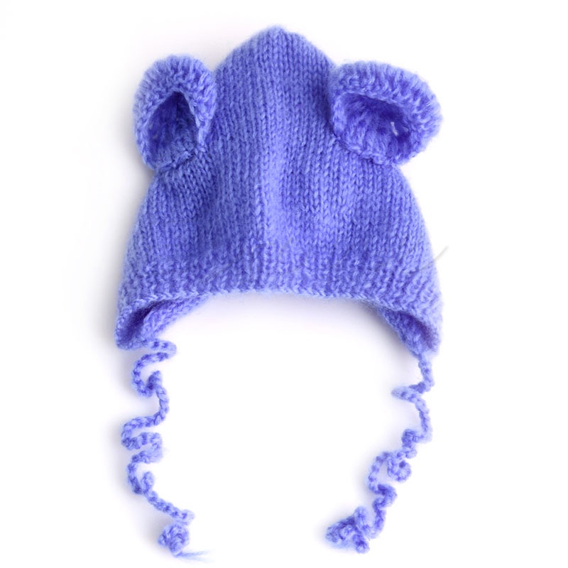 Mũ beanie Trùm Đầu Màu Sắc Trơn Thời Trang Thu Đông Cho Bé