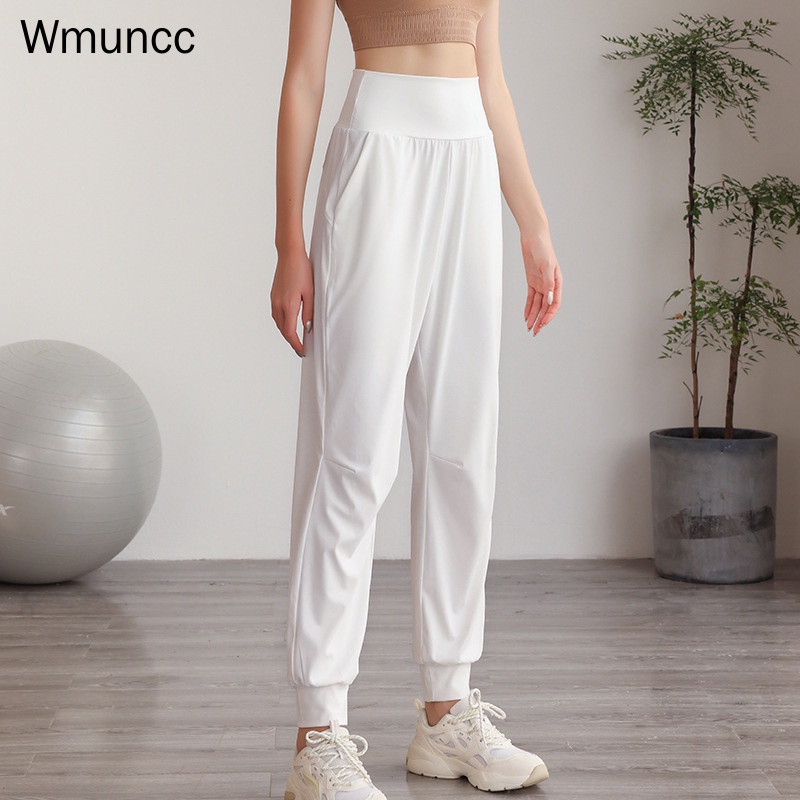 Wmuncc Quần Legging Thể Thao Dáng Suông Chất Liệu Thoáng Khí Mau Khô Thời Trang Cho Nữ