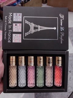Set nước hoa 6 chai lăn