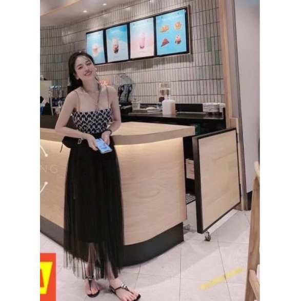 Áo hai dây bún chữ toàn thân TT12