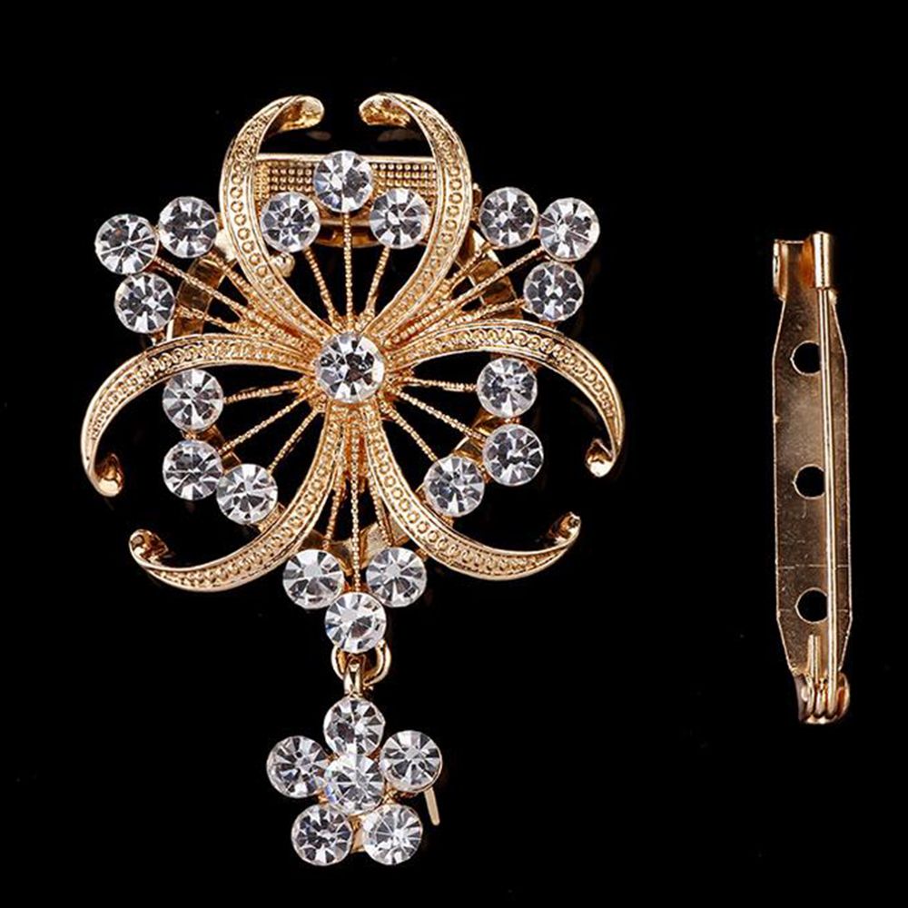 Ghim Cài Áo Hình Hoa Đính Ngọc Trai Nhân Tạo Thời Trang Cho Nữ