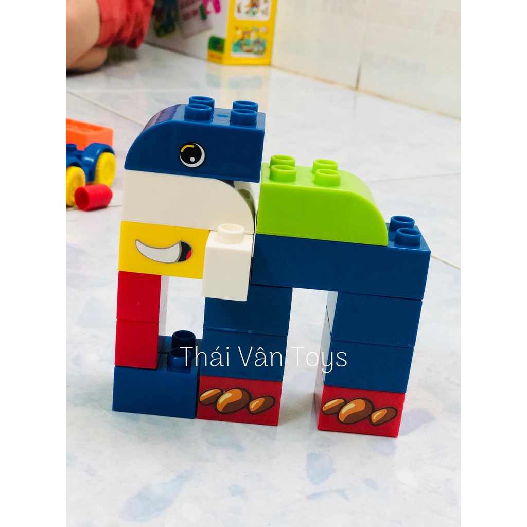 Bộ Lego Việt Nam 150 chi tiết size lớn bằng nhựa ABS | Đồ chơi sáng tạo