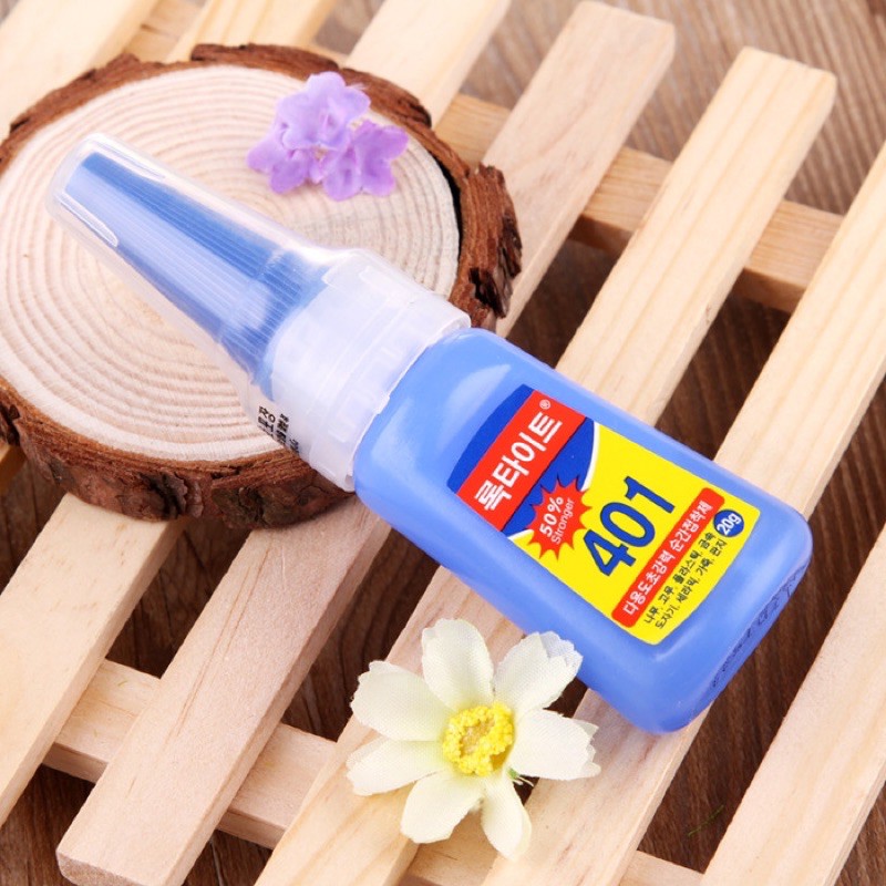 Keo 401 Dùng Dán Móng, Đính Đá 20g Hàng Chuẩn Loại 1