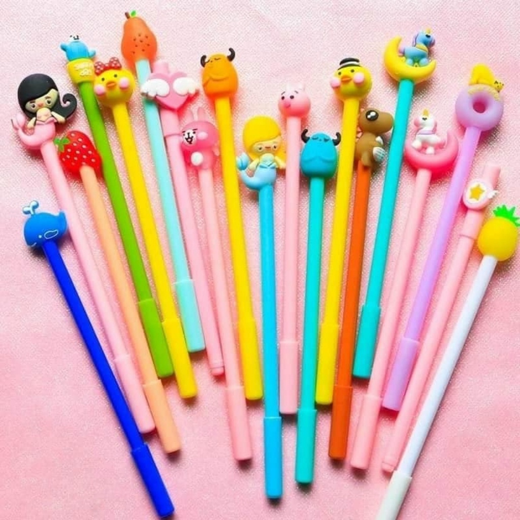 7 cái Bút Bi Nước cute - Bút Bi, Bút Nước đáng yêu nhiều hình (ngẫu nhiên)