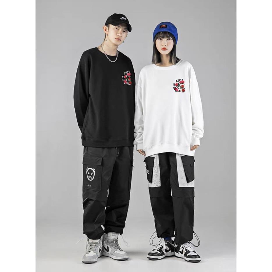 Áo nỉ Sweater Nam Nữ Hot Trend, Form RỘNG CHUẨN Xu Hướng, áo Tay dài nỉ bông Cao Cấp Unisex. KKIM Style