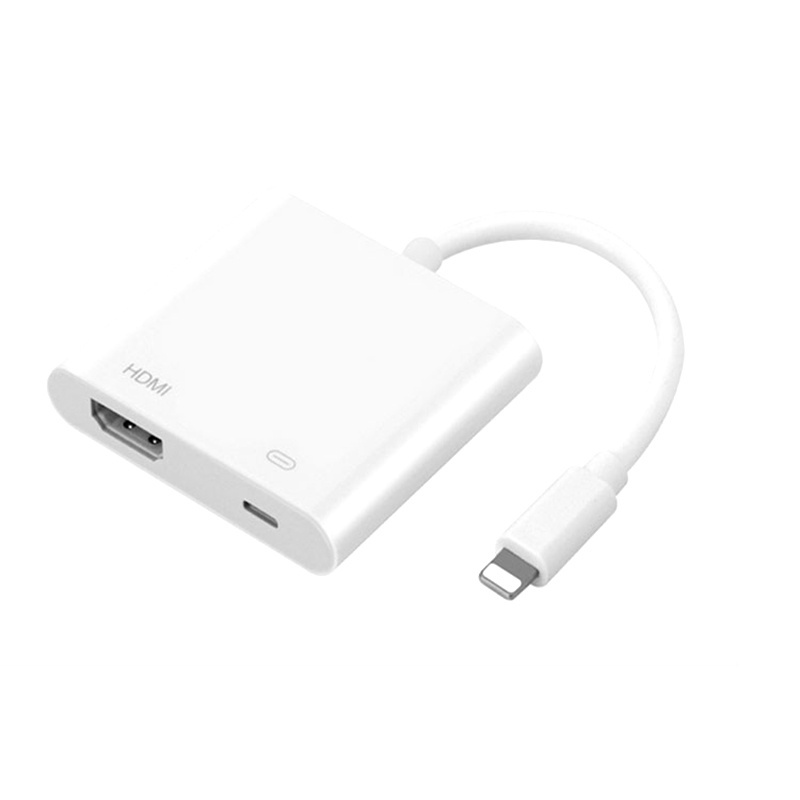 Dây Cáp Chuyển Đổi Cổng Lightning Sang HDMI 4K 1080P HD Cho Iphone X 8 / 76S / Ipad Air / Ipod