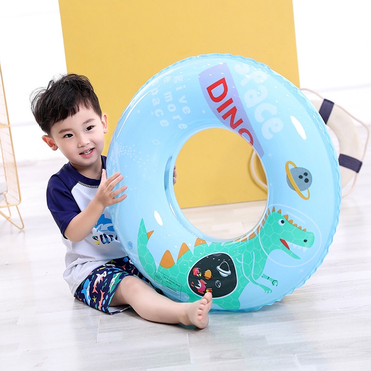 Phao Bơi Tròn Trẻ Em Cao Cấp - Phao Bơi Tròn Cho Bé Khủng Long/Tiên Cá - Phao Bơi Bé Trai- Phao Bơi Bé Gái