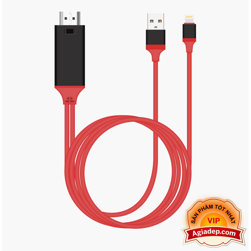 Dây chuyển tín hiệu iphone Lightning To HDMI Earldom (Kết nối sang tivi, TV, máy chiếu) - 0021