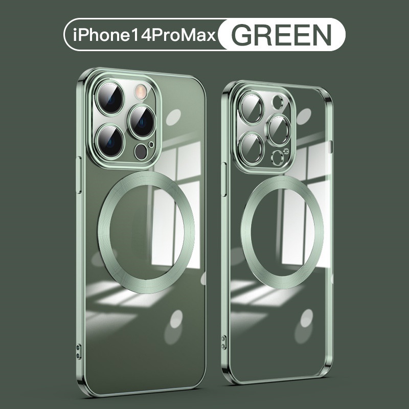 Ốp Điện Thoại silicone Mềm Trong Suốt Chống Va Đập Màu Tím Sang Trọng Cho iphone 14 12 13 11 pro max