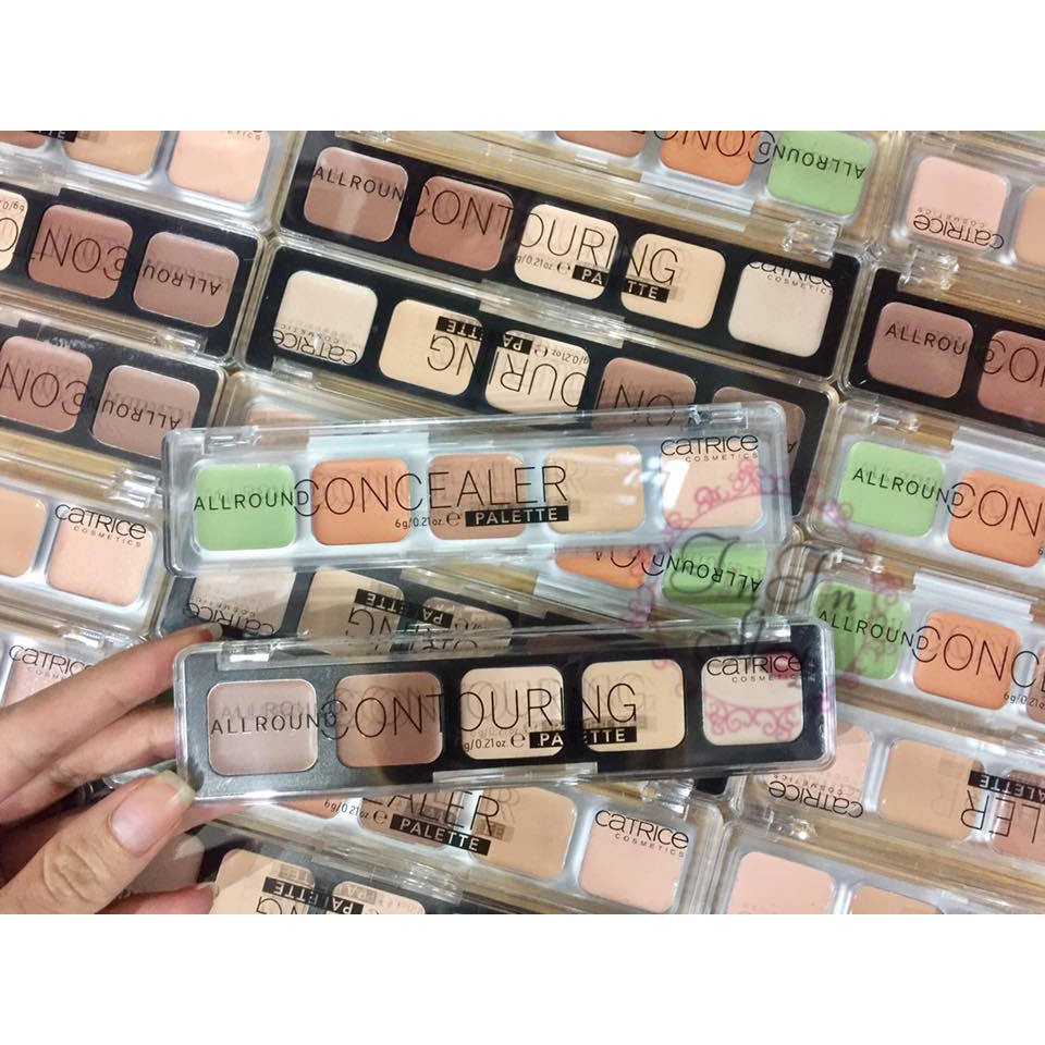 BẢNG TẠO KHỐI+CHE KHUYẾT ĐIỂM  CATRICE ALLROUND CONTOURING PALETTE