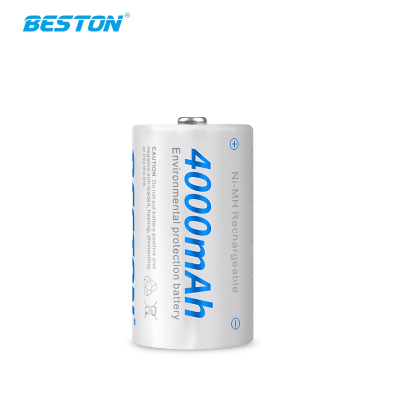 Pin sạc cỡ C Beston 4000mAh - vỉ 2 pin cỡ trung dùng cho thiết bị gia đình, thiết bị điện tử