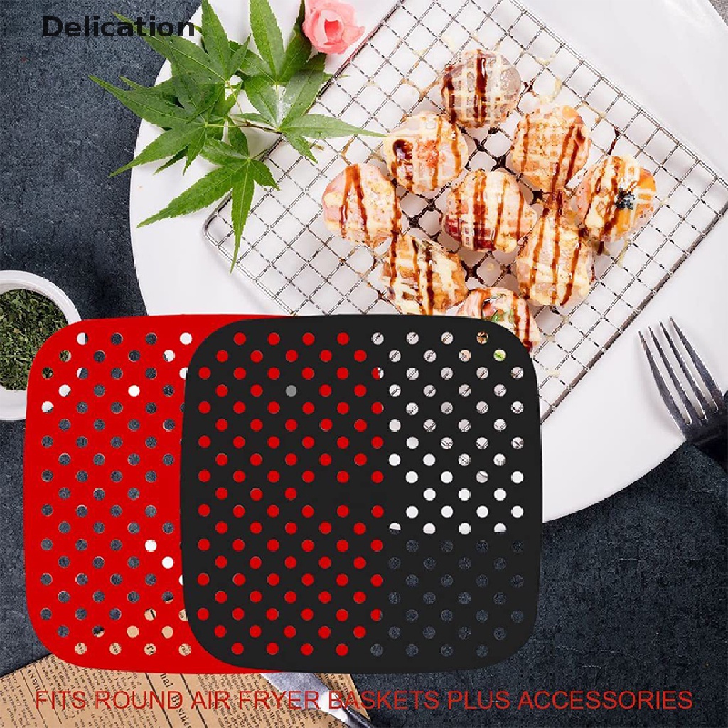 Tấm Lót Nồi Chiên Không Dầu Bằng Silicone Không Dính Tiện Dụng