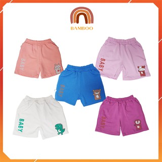 Quần đùi cho bé, quần short cho bé trai và bé gái chất cotton cho bé từ 8 đến 18kg bo05