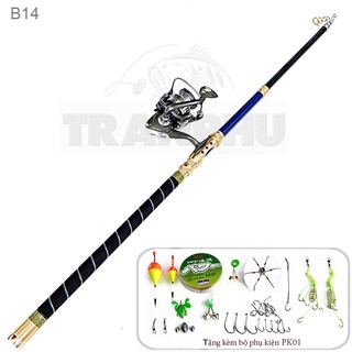 Bộ cần câu máy diawa, máy cl7000