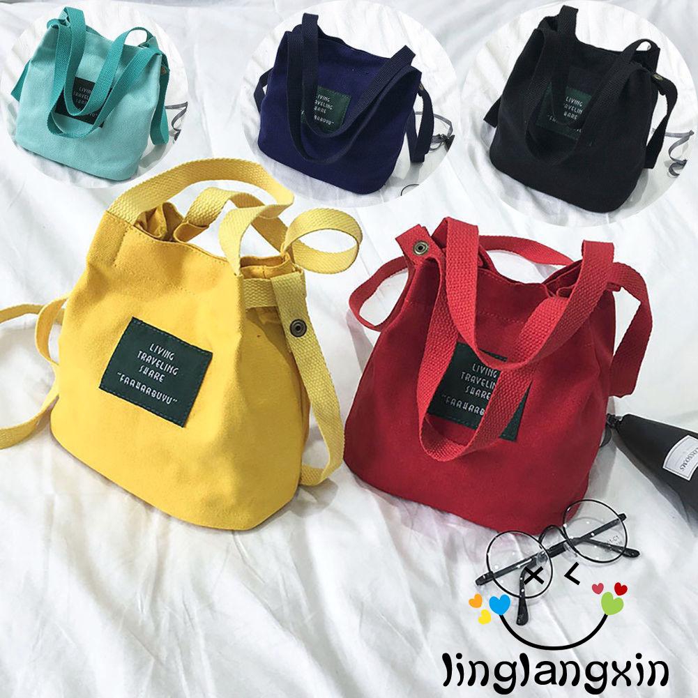 Túi xách nữ vải bạt thời trang Hàn