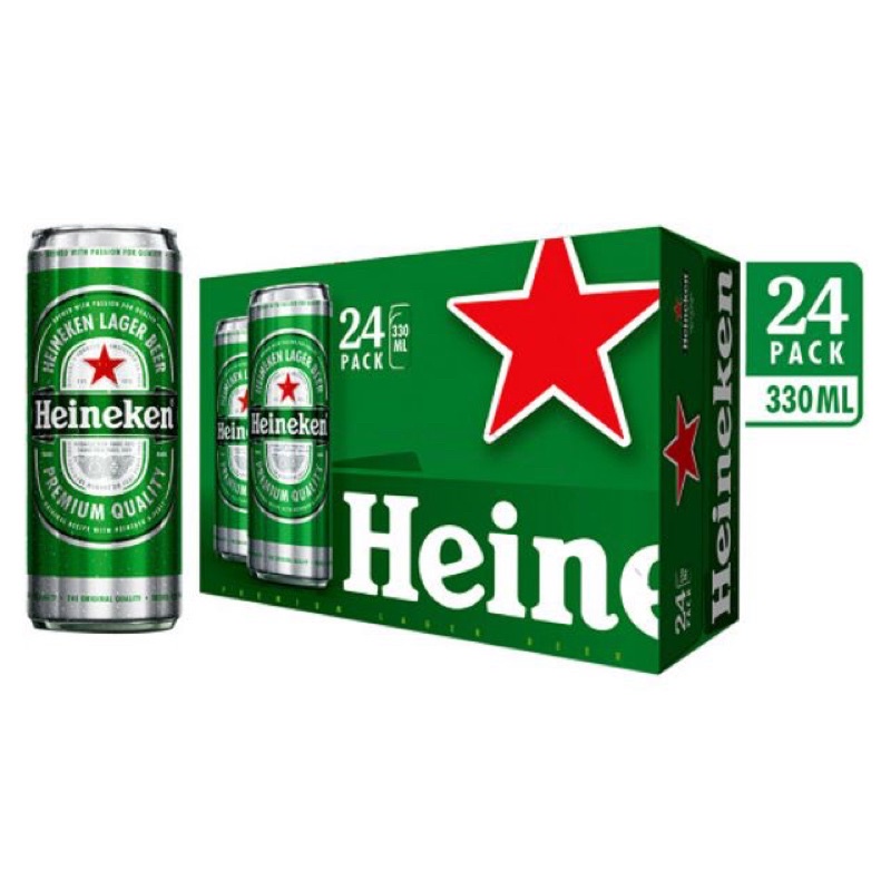 Thùng bia KEN - Heineken 24 lon cao thường 330ml