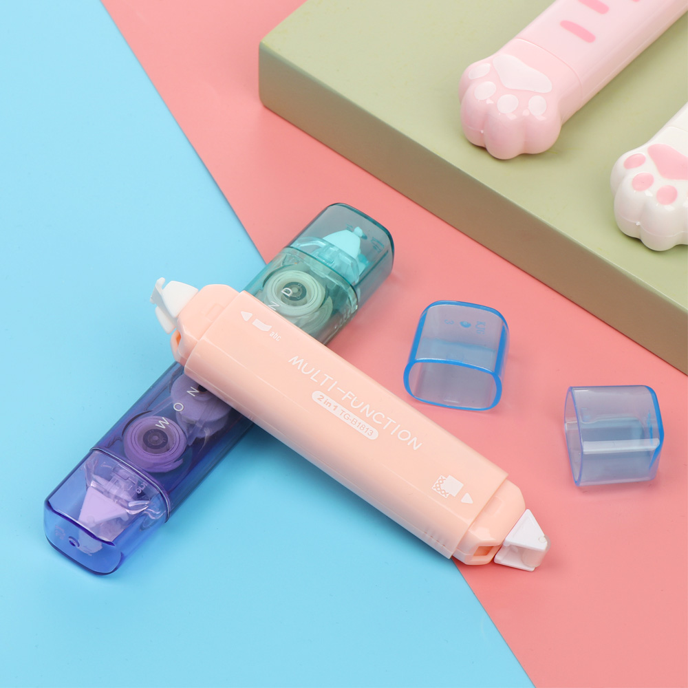 Bút Xóa Băng Keo Hai Mặt 2 Trong 1 Tiện Dụng