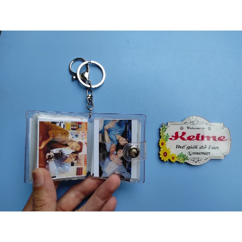 Móc khoá Album ảnh mini OhmNanon có in hình theo yêu cầu