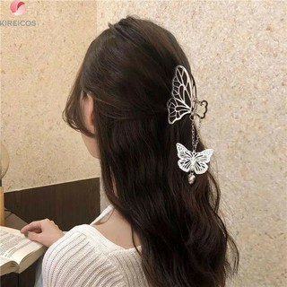 kẹp tóc kim loại có hình con bướm