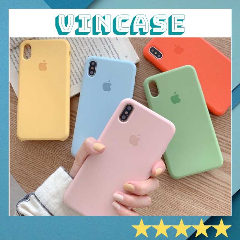 Ốp lưng iphone CHỐNG BẨN LOGO TÁO 6/6s/6plus/6s plus/7/8/7plus/8plus/x/xs/xs max/11/11pro max - vincase