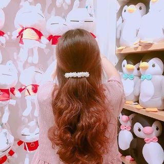 Kẹp tóc bông cúc vải