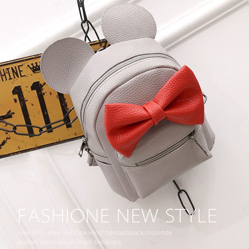 Balo mini hình chuột Mickey dễ thương cho bé gái
