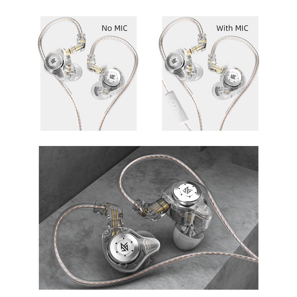 Tai Nghe Nhét Tai KZ EDX PRO 10mm Chống Ồn Có Nam Châm