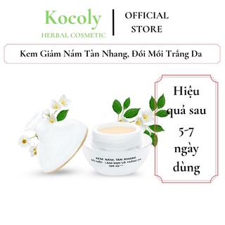 👍Kem giảm thâm nám tàn nhang đồi mồi dưỡng trắng chống nắng làm mịn da Melasma cream Kocoly 10gr