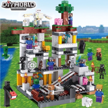 Lego Minecraft Series Trẻ Em Đồ Chơi Giáo Dục Nhà Làng Bộ Khối Xây Dựng Quà Tặng Cho Bé Trai Và Bé Gái