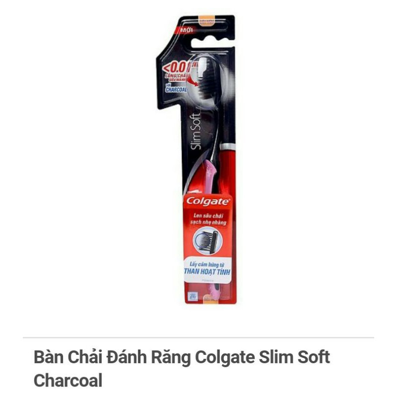 Bàn Chải Đánh Răng Colgate Slim SoftCharcoal