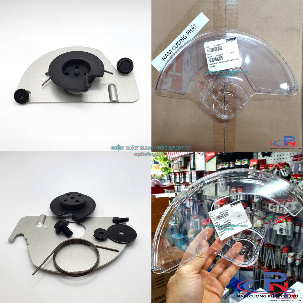Bộ phụ kiện bảo hiểm máy cắt nhôm, cắt gỗ LS1030N LS1040 Makita