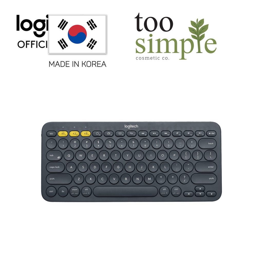 Bàn phím Bluetooth Logitech K380 Multi-Device - Kết nối Bluetooth cùng lúc 3 thiết bị