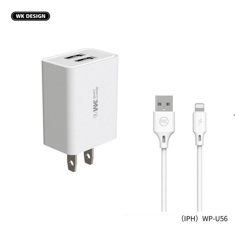 Bộ sạc nhanh iphone  WP U56 Chính Hãng Hỗ trợ sạc nhanh Cho IPad Pin Dự Phòng Cáp Sạc Tai nghe Bluetooth Airpod Airpods