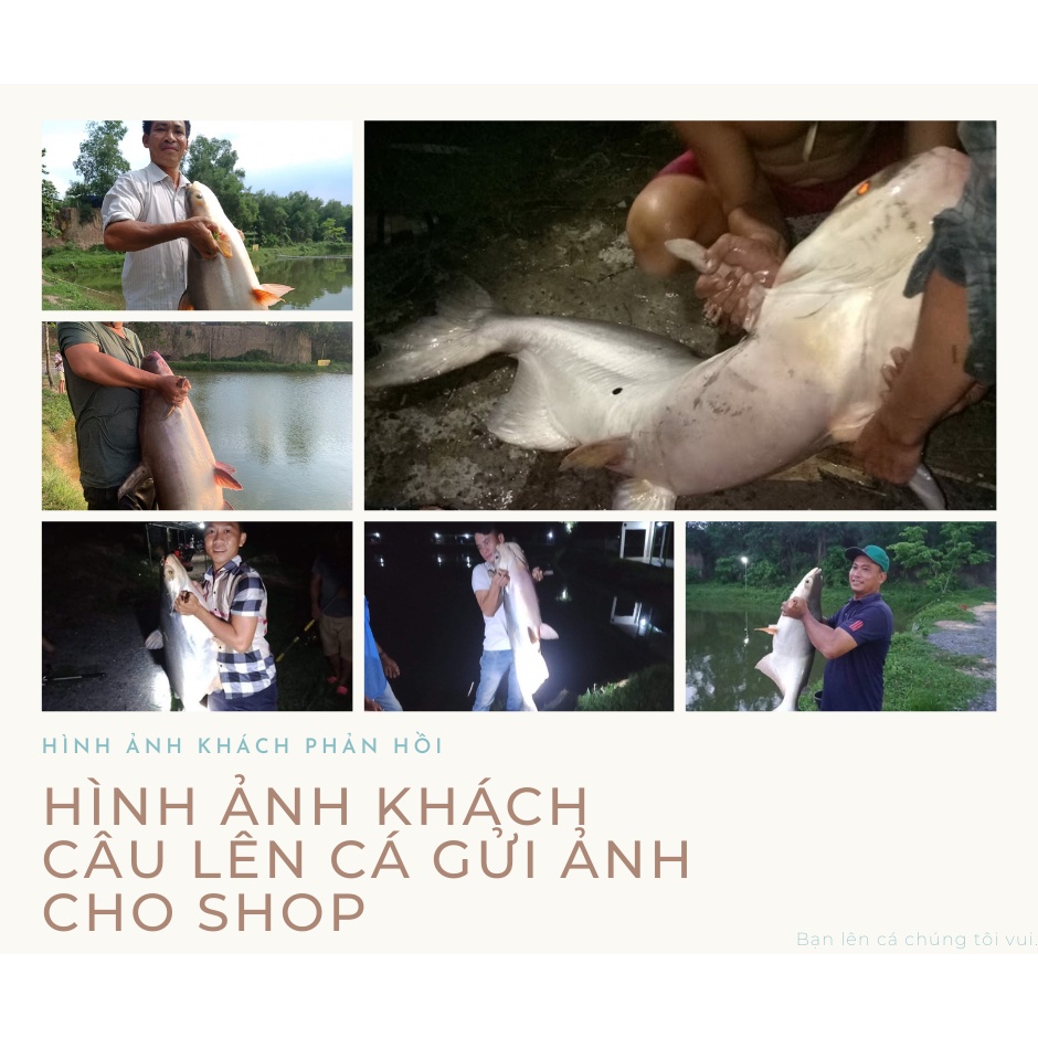 Mồi Câu Cá Tra sử dụng để câu mồi cám,mồi bún,mồi cháo cực kì hiệu quả.