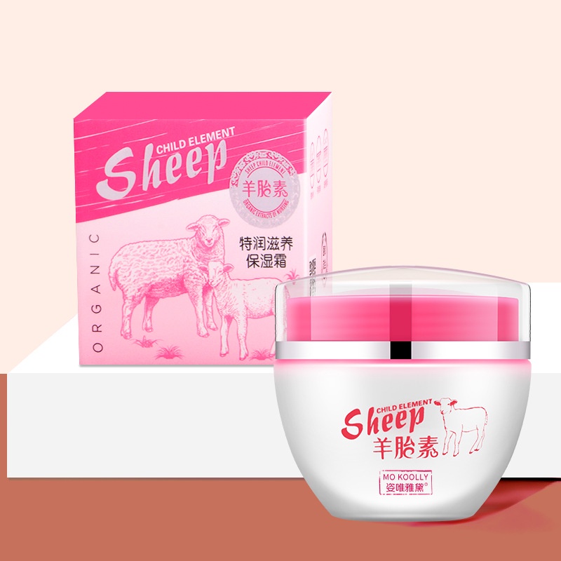Kem Dưỡng Da Mặt Nhau Thai Cừu Placenta Nhiều Màu Dưỡng Ẩm Chăm Sóc Da Cho Nam Và Nữ Mùa Thu Và Mùa Đông
