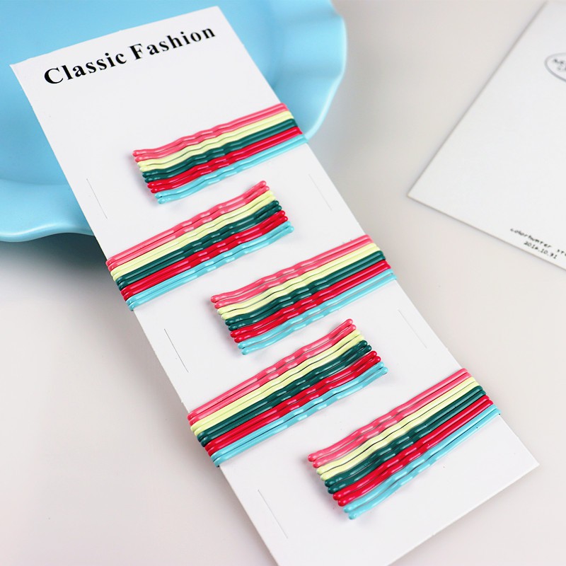 Set kẹp cầu vồng 50 cây - UniLabel