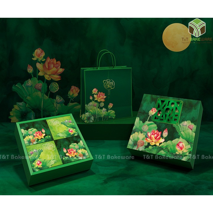 HỘP TRUNG THU 4 BÁNH CÁC MẪU
