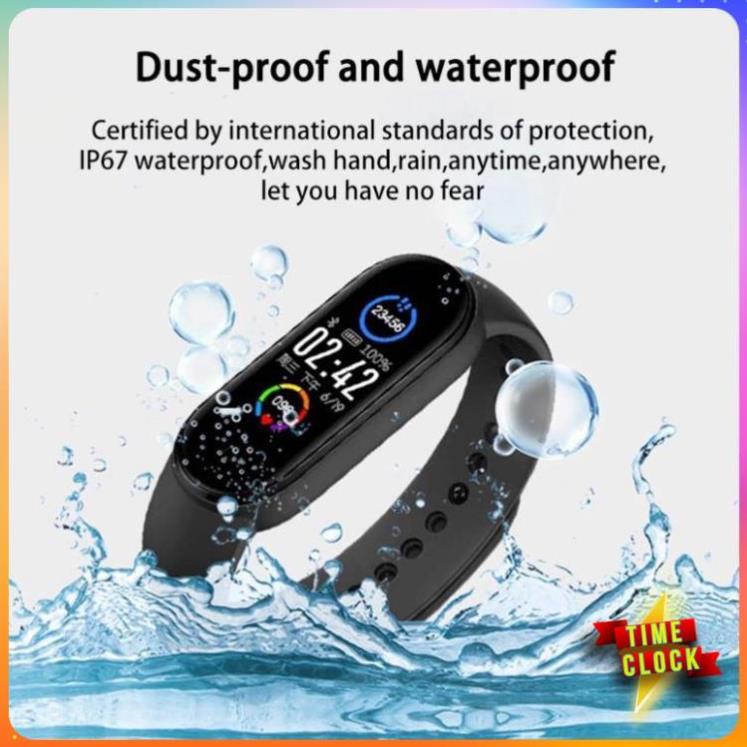 Vòng đeo tay thông minh SKMEI M4 hỗ trợ theo dõi sức khỏe - Chính hãng bảo hành 12 tháng.