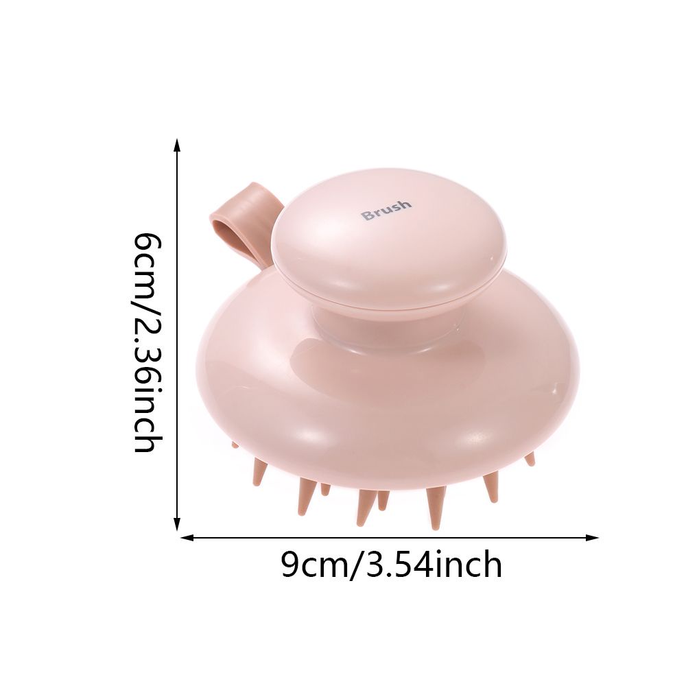 [Hàng mới về] Bàn chải silicon mát xa da đầu khi tắm tiện dụng