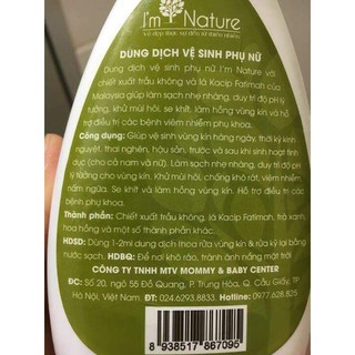 dung dịch vệ sinh phụ nữ trầu không