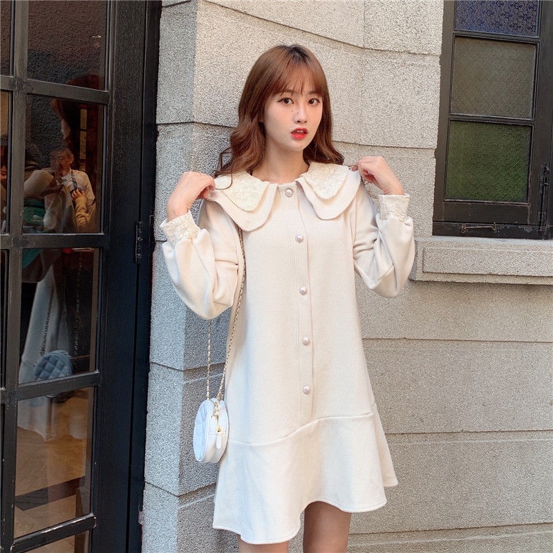 Đầm Phối Bèo Thời Trang Phương Tây Xinh Xắn Dành Cho Nữ