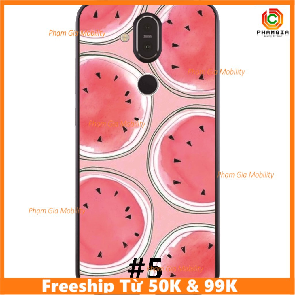 Ốp lưng dẻo in hình trái cây tươi mát cho nokia 8.1
