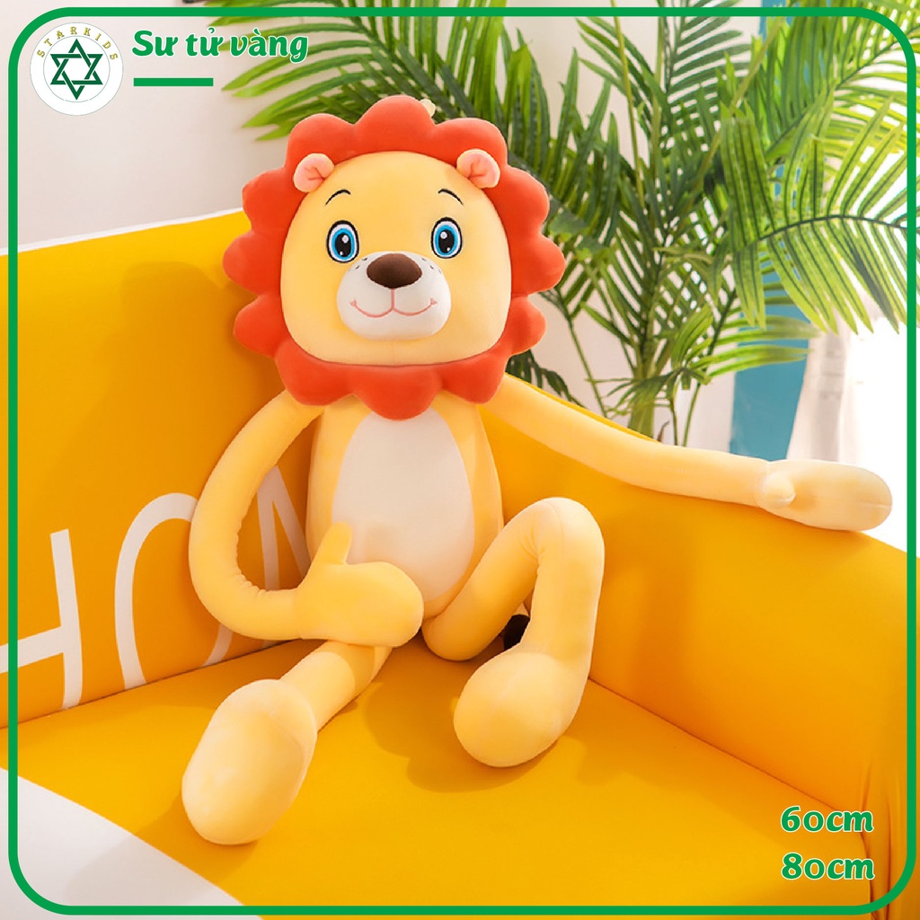 Thú bông chân dài, thú nhồi bông cute, gối ôm ngộ nghĩnh cao cấp cho bé
