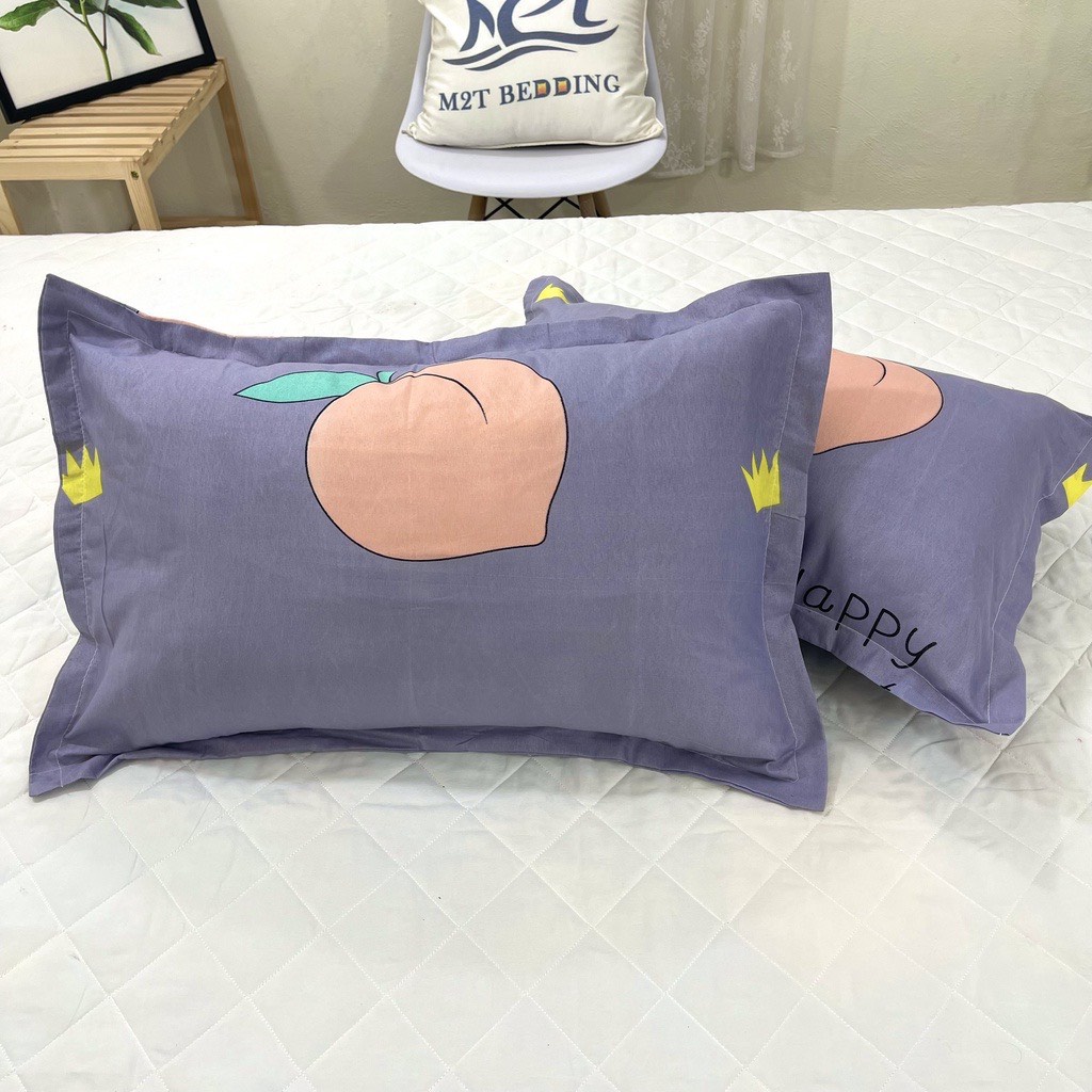Vỏ gối nằm 45x65cm Cotton Poly nhiều mẫu cute