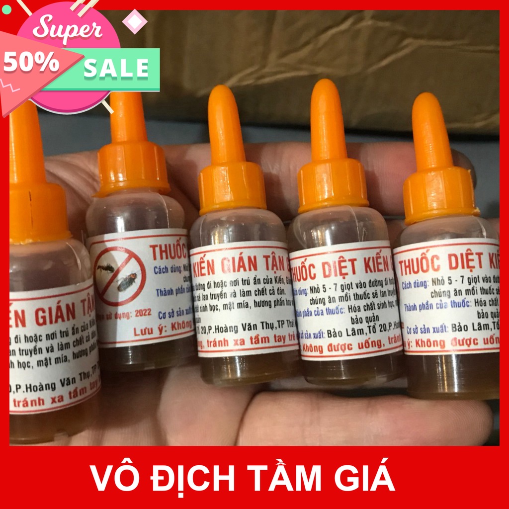 FREESHIP!!!!Thuôc Diệt Kiến-Gián Sinh Học An Toàn Hàng Việt Nam