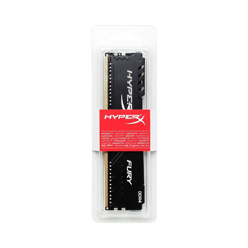 RAM 8GB Kingston HyperX Fury DDR4 (1x8) Bus 2666Mhz Tản Thép Đen (HX426C16FB3/8)