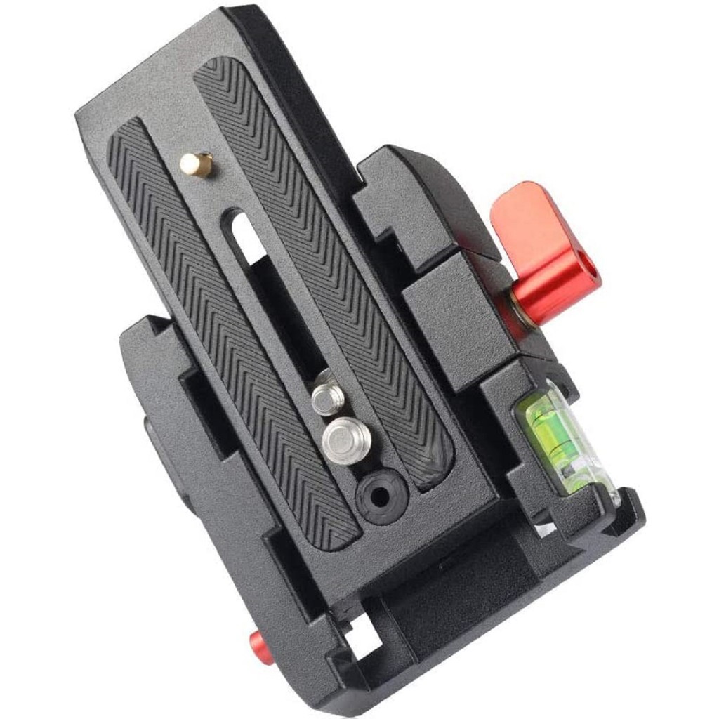 Ngàm tháo lắp nhanh LAMMCOU P200 bằng hợp kim nhôm có lỗ vít QR 1/ 4&quot; và 3/ 8&quot; chuyên dụng cho chân máy ảnh