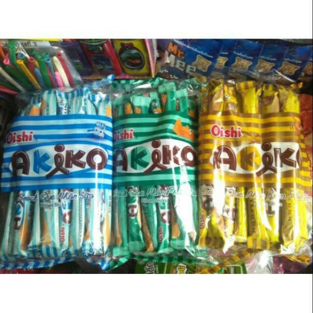 01 gói snack que AKIKO