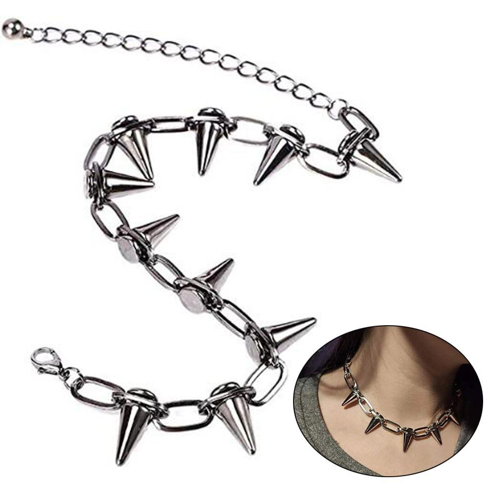 BSUNS Vòng Cổ Choker Đính Đinh Tán Phong Cách Hip Hop Harajuku