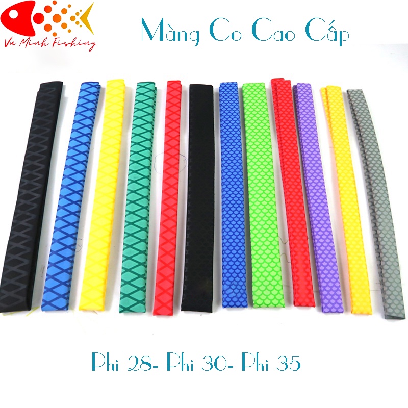 Màng Co Nhiệt Cuốn Cần Câu Tay Bọc Cần Cầm Chống Xây Xước, Trơn Trượt